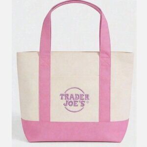 Brand new with tag, pink Trader Joe's Easter mini bag
